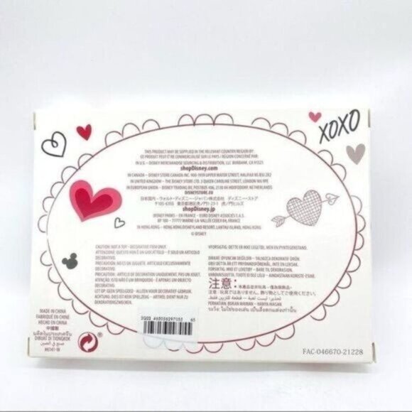 Disney Mickey and Minnie Mouse Valentine's Day Collectible Key Set New - Picture 5 of 5
